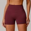 High-Waisted Seamless Yoga Shorts Women Tummy Control Butt Lift Running Gym Workout Leggings Short