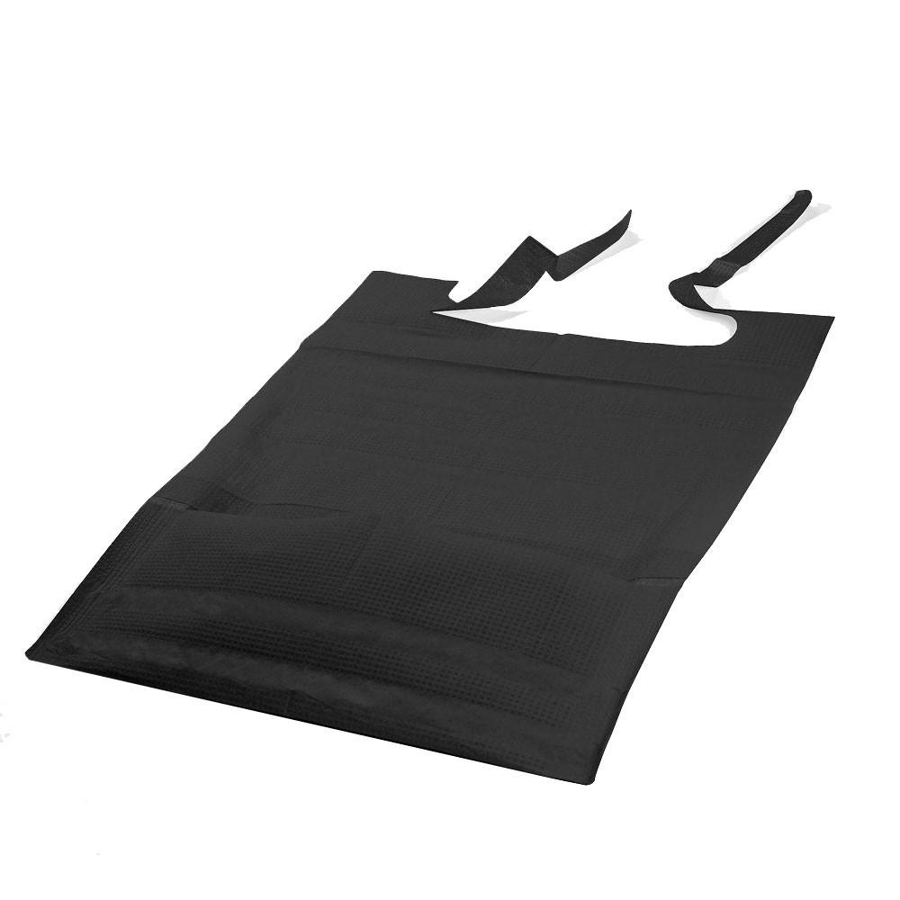 Zahnlätzchen mit Tasche 39cm x 48cm Schwarz Foliiert 54g Dentixpro 50 Stück