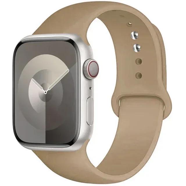 Cinturino Sportivo in Silicone per Apple Watch cinturino 49mm 44mm 45mm 40mm 41 42mm 46mm braccialetto iWatch Serie 10 9 8 7 6 5 SE Ultra2 Correa