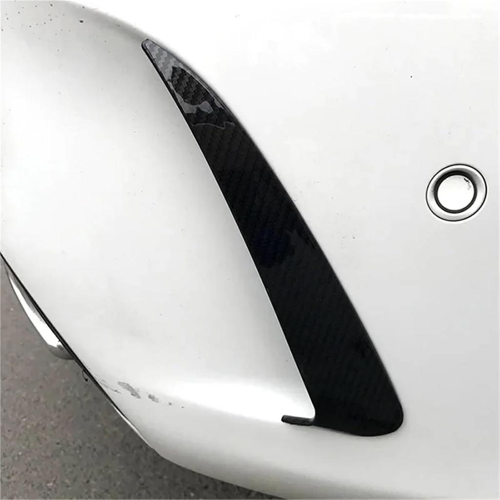 2 Pcs Rear Bumper Air Vent Cover Compatible for C Class W205 C43 C63 Amg 2014-2019(Black)