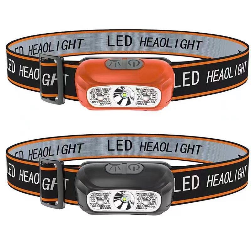 LED Smart Sensor Headlamp USB Rechargeable Headlight Waterproof  Head Flashlight  Torch For Fishing Camping Hiking Running