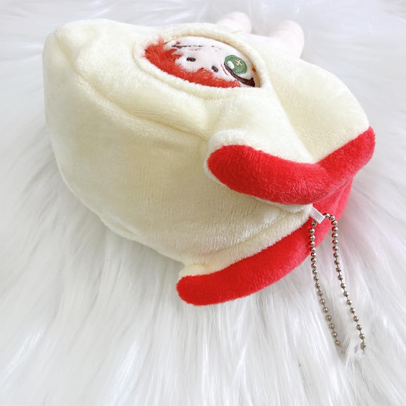 Bunny and Apple Plush Toy Cap (10cm) [Item]