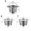 Stainless Steel Sink Strainer Anti-blocking Round Shape Floor Waste Filter Net Hair Catcher Waste Catcher