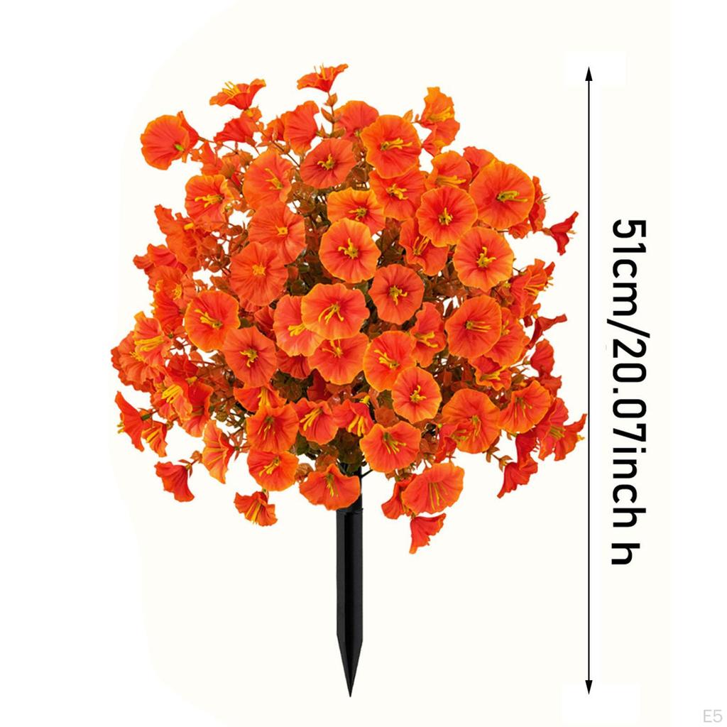 Artificial Flowers Decorative for Garden, Realistic Garden Stake, Easy Care Yard And Grave