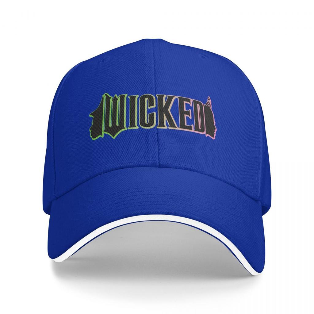 Wicked Glinda And Elphaba Logo Baseball Caps Snapback Baseball Hats Breathable Casual Casquette Outdoor Unisex