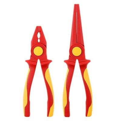 Multipurpose 1000V Insulated Plastic Pliers with Ergonomic Handle for Electrical Craft Projects Instrument Installation