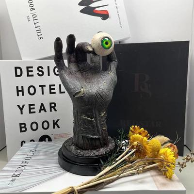 Halloween Decorations Resin Gothic Witch Hand & Eye Devil Woman's Hand Home Decoration Accessories Living Room Ornaments