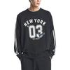 MLB New York Yankees Varsity Sportive Sweatshirt Unisex Black 3AMTV1044-50BKS