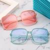 Vintage Men Women Big Sunglasses Men Square Shades Brand Designer Unisex Sun Glasses Gradient Lense Male Female Sunglasses Uv400