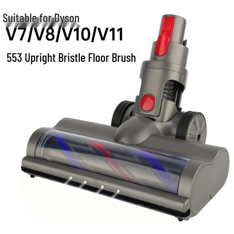 Elektrische Bodenbürste Kompatibel mit Dyson V7/V8/V10/V11/V15 - Düsen Zubehör & Große Walzenbürste