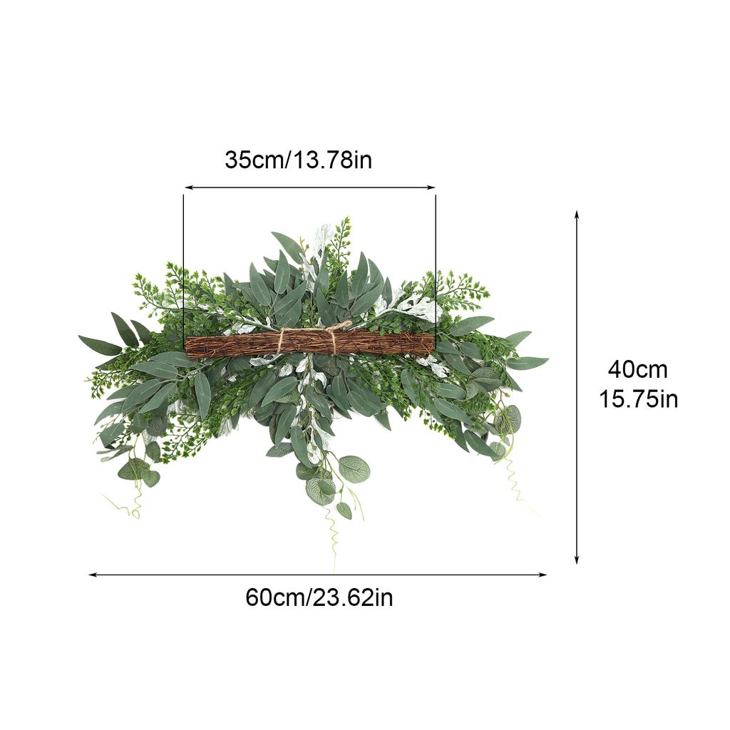 Artificial Greenery Flower Swag Artificial Greenery Floral Swag Decor for Home Party Table Door Wall Decor 70CM