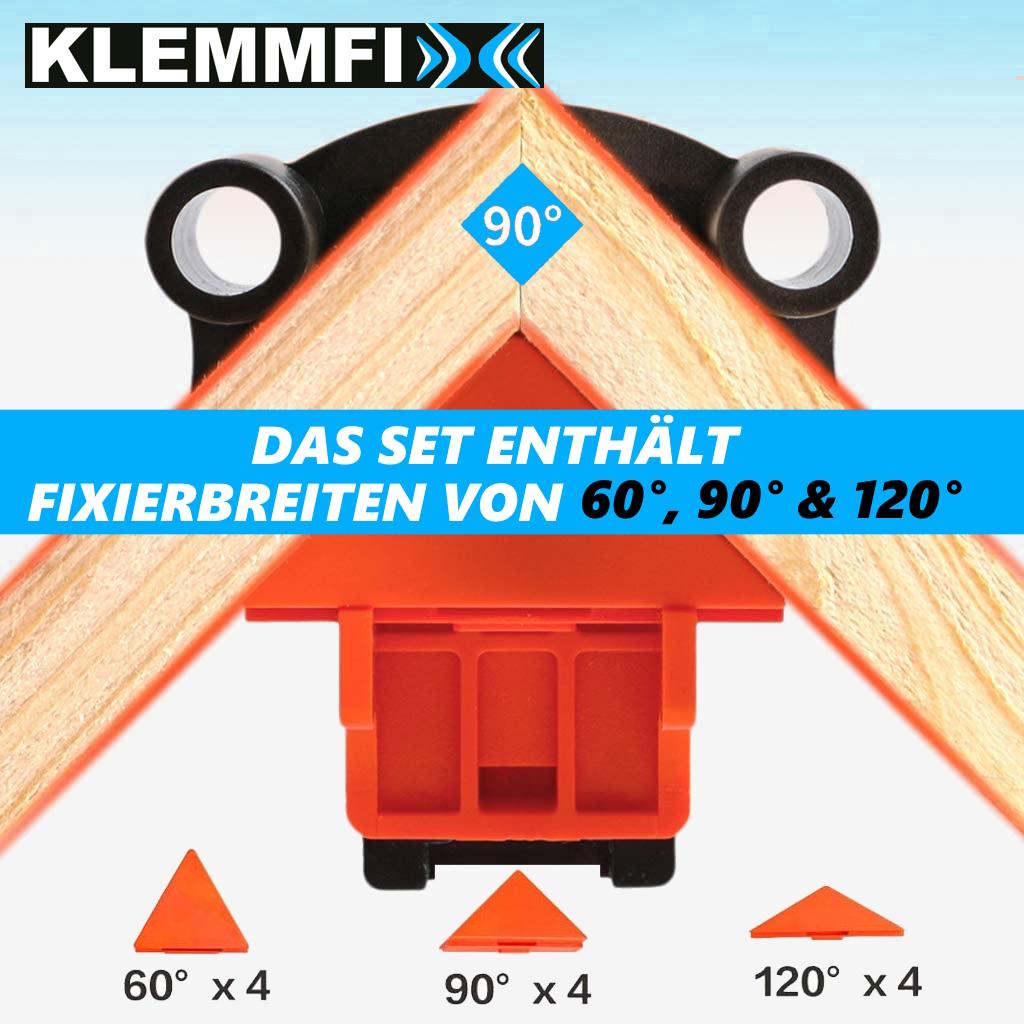 KLEMMFIX Wooden Angle Clamps Corner Clamps Angle Clamps Angle Connector [Set of 4]