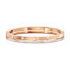 THRILLING Modern Modern Charm Crystal Bracelet Women's Rose Gold 5555746