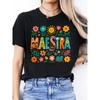 Women'S Round Neck Short Sleeve Sports T-Shirt with Letter Print for Spring and Summer Casual Wear