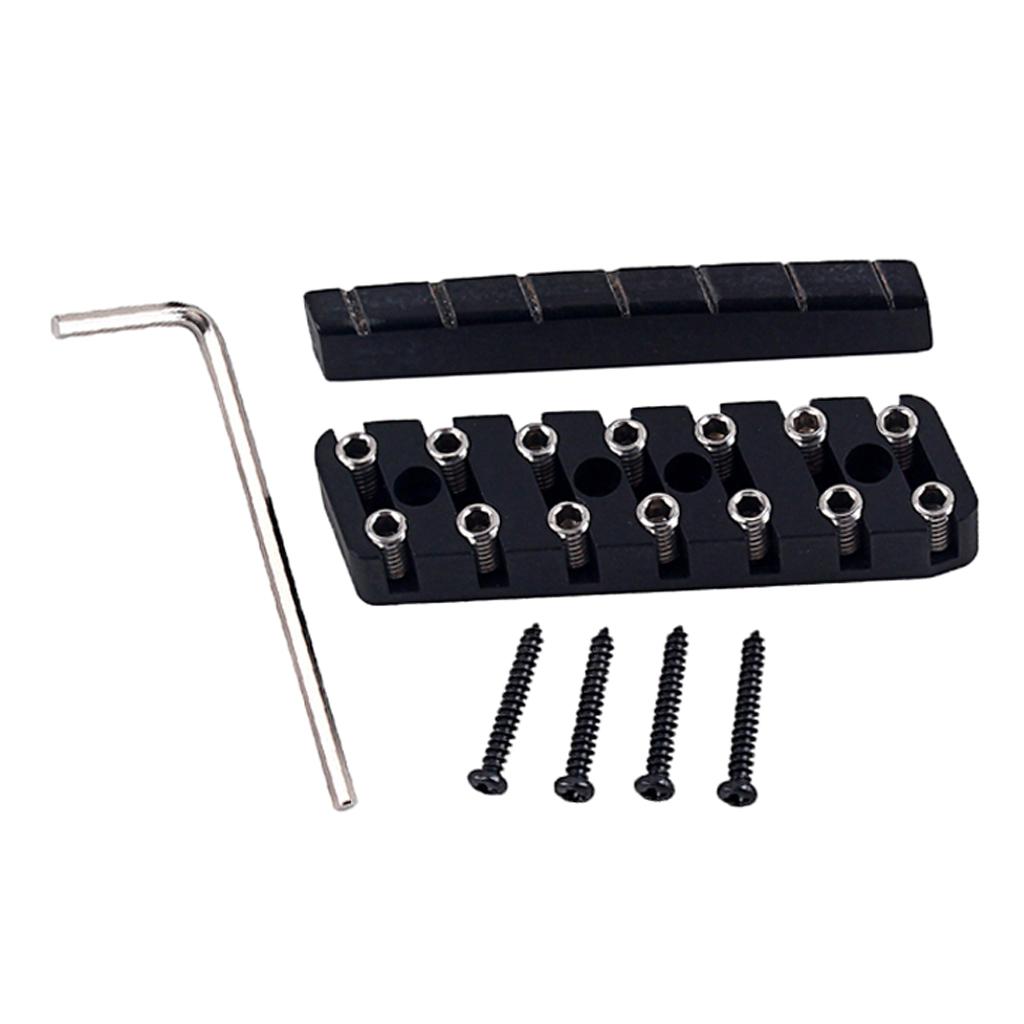 6 Strings / 7 Strings / 8 Strings Headless Guitar Bridge And Nut for