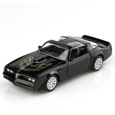 1/36 skala 1978 Pontiac Firebird Trans Am odlane modele samochodów, Smokey i bandyta samochody zabawkowe z napędem pull back, samochody prezenty dla chłopców dziewcząt