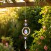 Crystal Sun Catchers for Windows, Colorful Healing Light Crystal Suncatcher, Wind Chimes Pendant, Indoor Outdoor Patio Garden Decor Gifts