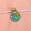 Personality Earth's Nuclear Enamel Brooch World Peace Pins For Backpack Clothes Jewelry Accessories Freeshipping