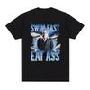 Funny Fish Diagram Meme Graphic T Shirt Men Women Retro High Quality Fashion T-shirts Tops Casual 100% Cotton Oversized T-shirt