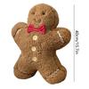 Cute Christmas Gingerbread Man Pillow Plush Toys Soft Stuffed Animal Doll Christmas Gifts For Children Kids Xmas Home Decoration