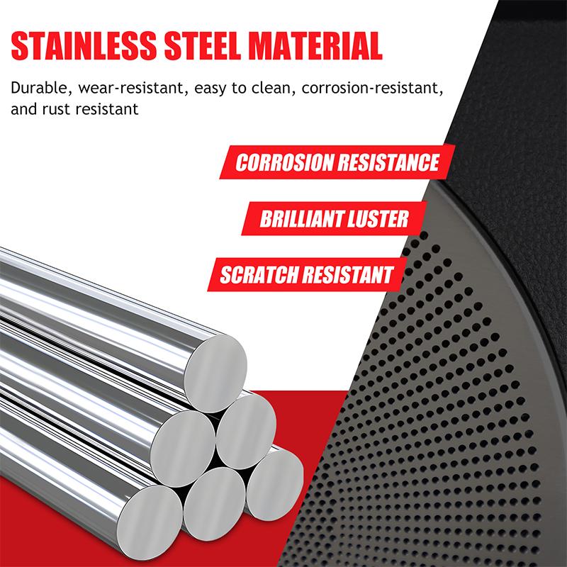 For Great Wall Haval H9 2025 2025 Stainless Steel Silver Car Audio Speaker Cover Door Speaker Cover Horn Trim Accessories