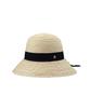 Kaliseumontapone Gregory Ribbon Raffia Cloche Hat