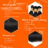 [NEW]Full Shine 100% Brazilian Human Hair Bulk Extensions Unprocessed Straight No Weft Hair for Braiding & Weaving Salon Quality