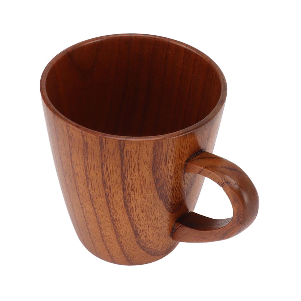 Wooden Tea Cups Multifunctional Safe Eco Friendly Wood Teacups for Drinking Tea Coffee Wine Beer Hot Drinks