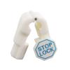 Universals 6mm Hole Anti Theft Hook Fasteners for Shelving Durability ABS Construction Easy Installation