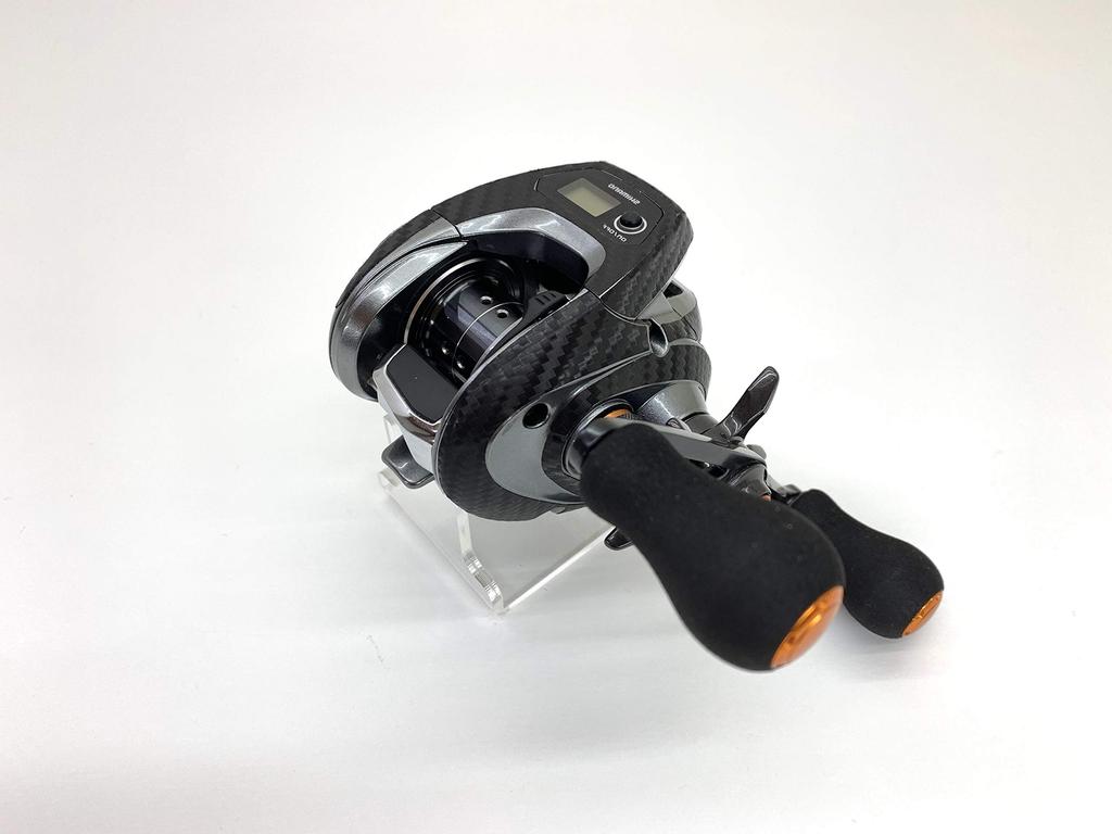 CUSTOM SEAT.JP YOROI Custom Decal for 17 Barchetta, Scratch Protection, Baitcasting Reel Customization (Black, Right-Handed)