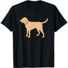 Labrador Retriever Apportieren, Gelber Labrador Spielball T-Shirt T-Shirt