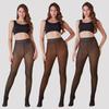Dicke Warme Nahtlose High-Waist Strumpfhose für Damen Mit Durchsichtiger Spitze Verstärkter Schritt Hohe Elastische Nylon Leggings Winter