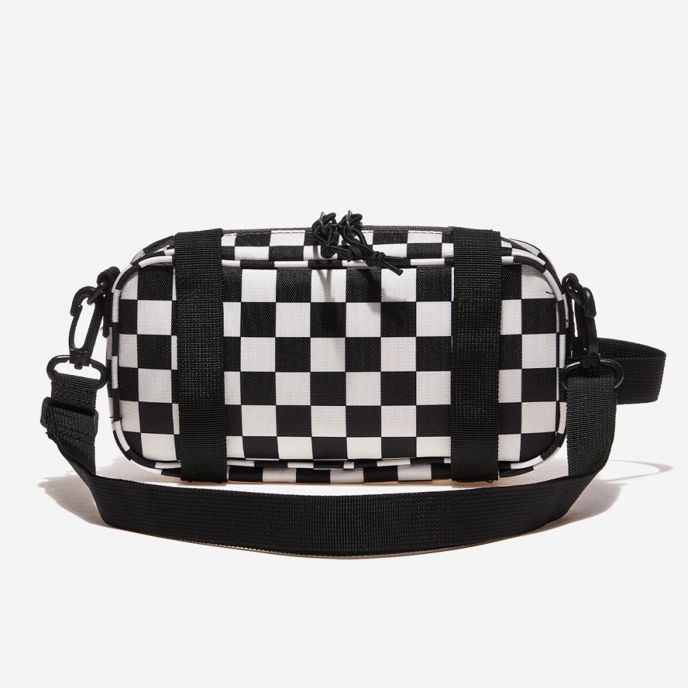 Vans Crossbody Bag Vn000hzxdlr Sm Asphalt Oat Checker