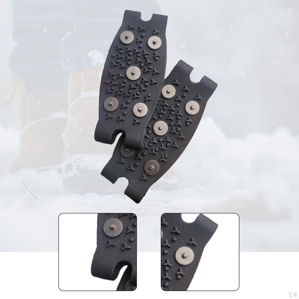 Mačky Proti Skluzu 5 Hrotů Odolné Proti Opotřebení Trakce pro Sněhové Rybaření Lezení