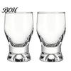 Verres à boire classiques incurvés Mini verre snifter avec base lestée ergonomique, Verres de dégustation transparents, Verres élégants pour fête, Confortable
