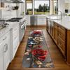 Valentine's Day Carpet Golden Rose Carpet Runner Rug Kitchen Rug Doormat Welcome Mat Carpet For Live Room Rug For Bedroom