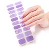 20 Tips Semi-Cured Gel Nail Patch Adhesive Sliders Long Lasting Full Cover Nail Stcikers Gel LED UV Lamp Neede