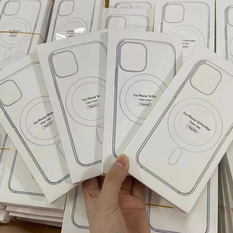 

Магнитный прозрачный акриловый чехол MagSafe с анимацией для iPhone 16 Pro, 15 и 12 iPhone 12 Pro прозрачный