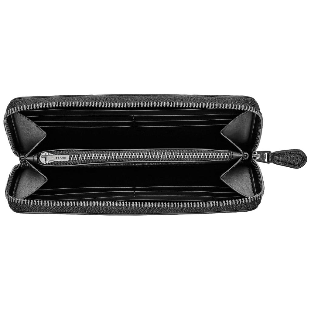 Long Wallet CE551 [Coach] (round Zipper) Men's QB/BK [item]