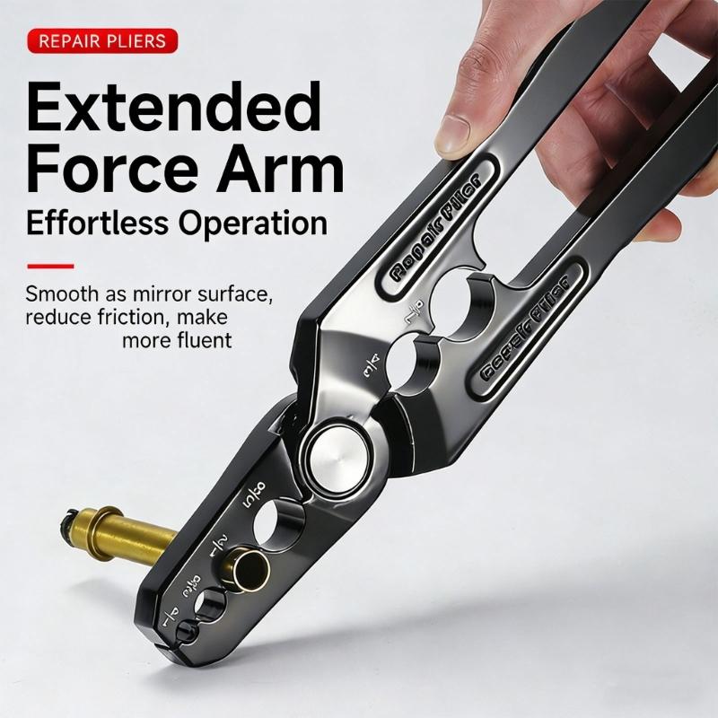 Aluminum Alloys Manual Pipe Repair Pliers Copper Pipe Rounding Pliers for Home and Professional Plumbing Repairs