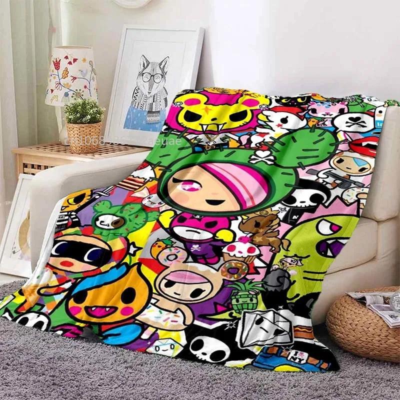 Japanese Style Tokidoki Blanket Anime Fantastic Print Flannel Blankets for Beds Sofas Warm Bed Soft Blanket