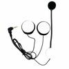 Motorcycle Headset Microphone 3.5mm Elbow Interface Jack Helmet Speakers High-Definition Audio Earbuds for Communication