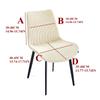 1Pc Polar Fleece Curved Chair Cover Solid Color Elastic Dining Room Seat Slipcovers Home Chair Covers For El Wedding Party