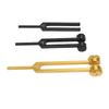 128Hz 256Hz 512Hz Aluminiumlegierung Stimmgabel Set mit Basis für Chakra-Ausgleich Yoga Meditation