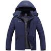 Men's Windproof Ski Mountaineering Jacket: Warm Fleece-Lined, Thick, Cotton Coat for Cold Weather, Unisex, Plus Size Available