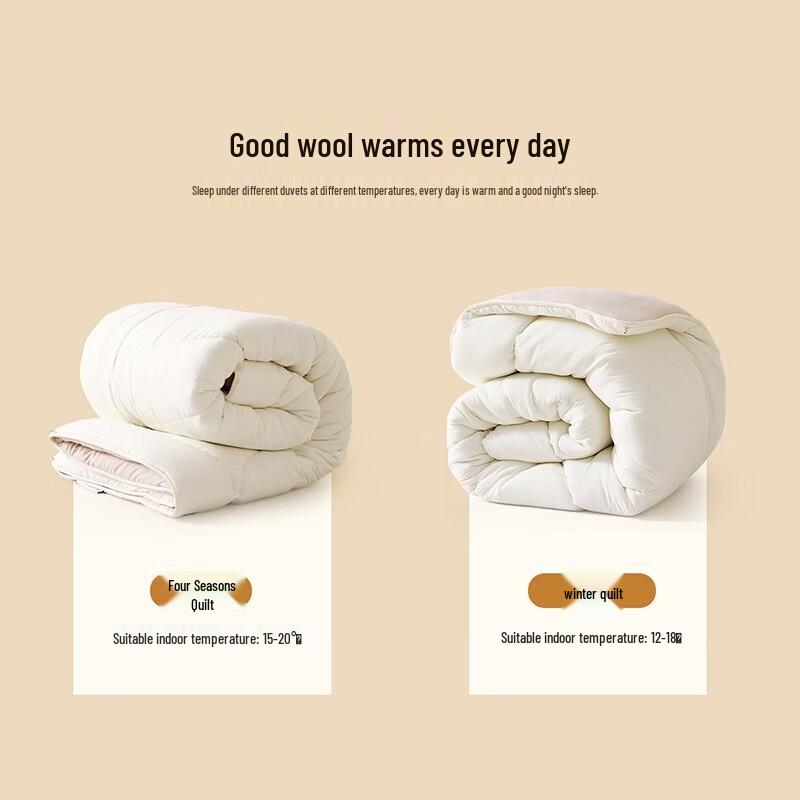 Mercury Home Textiles 100% Australian Wool Quilt