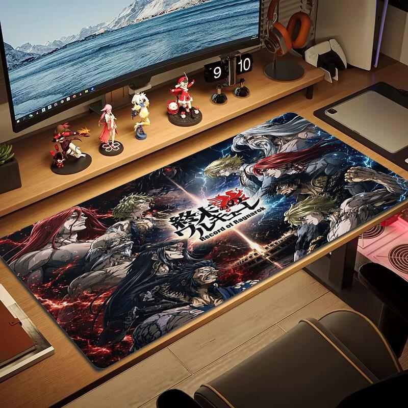 Recorde of Ragnarok Color Mouse Pad Large Gaming Table Cushion Non-slip Laptop Tablet Big Mousepad XXL Mat Mini PC Playmat With Lock Edge
