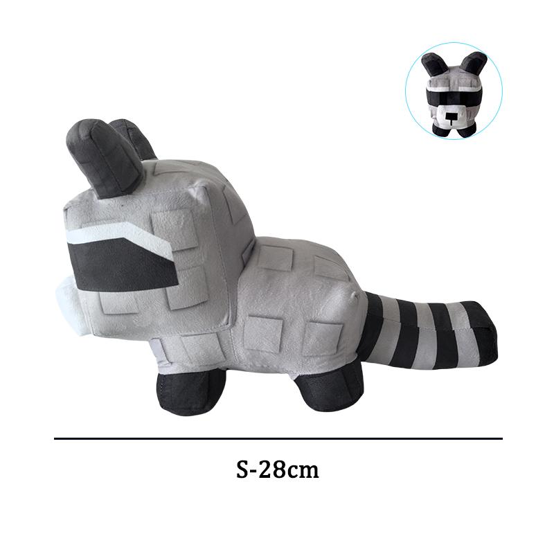 TreasuringU 28/40cm Grow Garden Wolf Plush Toys Game Cartoon Raccoon Fox Stuffed Dolls Pillow Soft Toy Brinquedos Birthday Gifts