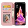 For Oppo Reno13 Pro 5G Case Wallet Skin-Touch Leather Imprinted Phone Cover