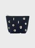 Collagevacance Logo Alphabet Color Pouch - Navy